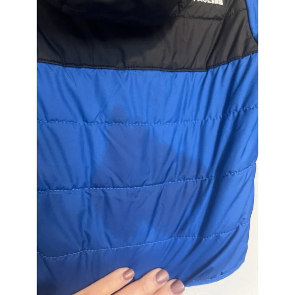 The North Face Hooded Sherpa Lined Puffy Jacket Infant Infant Boys 6-12m Stained - Picture 7 of 7